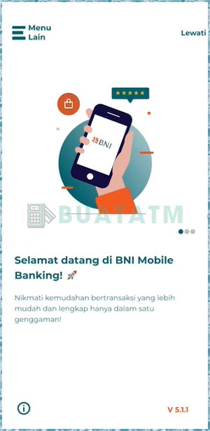 1 Buka Aplikasi BNI Mobile