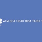 ATM BCA Tidak Bisa Tarik Tunai