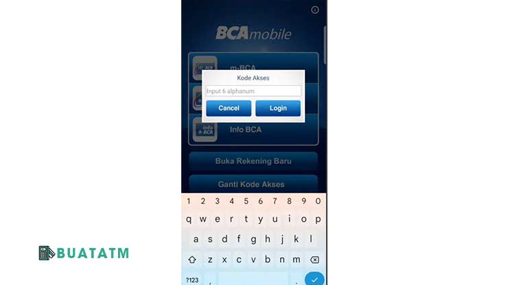 Buka Aplikasi M Banking BCA ( Cara Bayar Kode Billing STR Lewat M-Banking BCA)