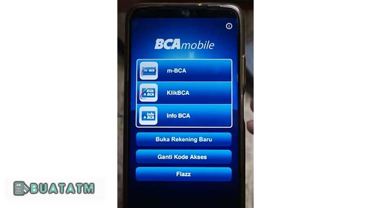 Buka aplikasi mobile banking BCA dan masuk ke akun Anda ( Cara Bayar Kartu Kredit CIMB Niaga via M-Banking BCA )