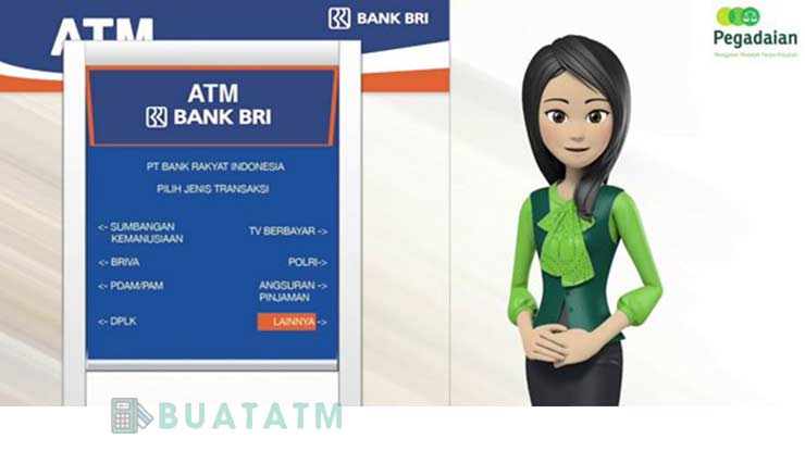 Langkah Langkah Bayar Tagihan Pegadaian Melalui ATM BRI