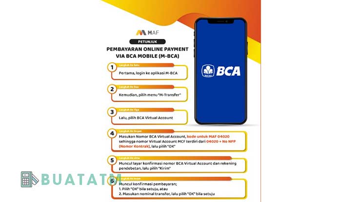 Membayar Cicilan Mega Finance Melalui Mobile Banking BCA